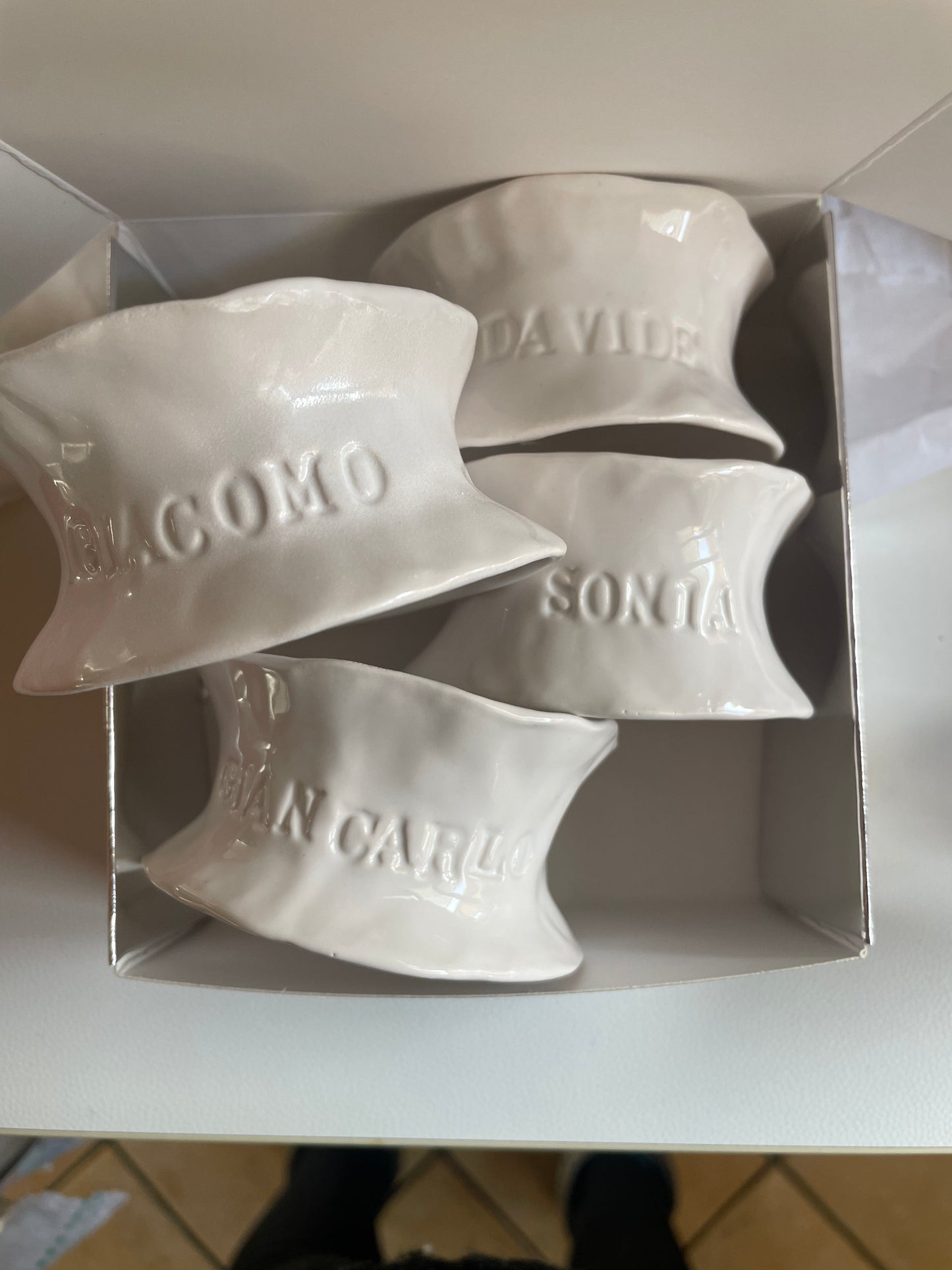 Segnaposto portatovagliolo